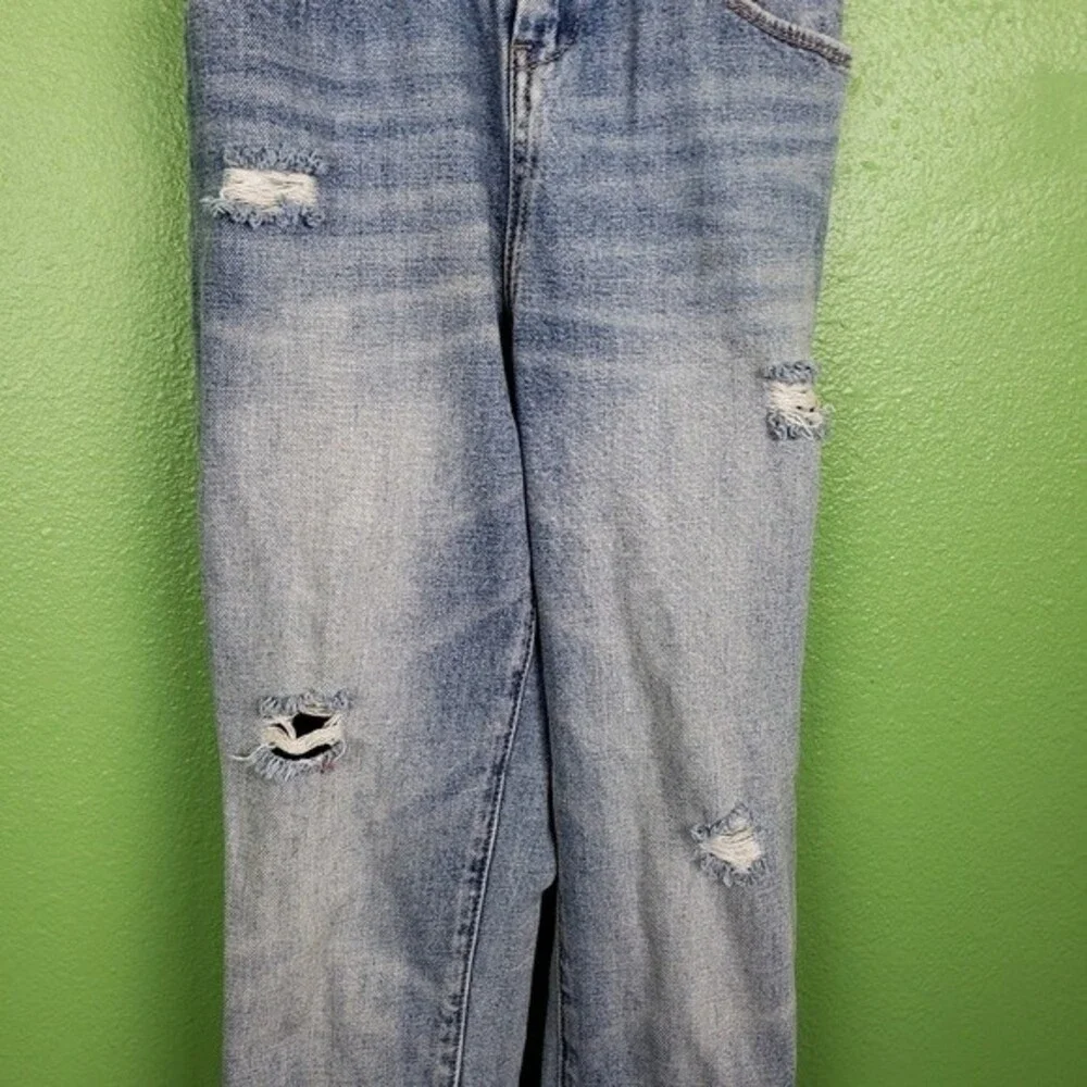 Blank NYC Light Wash Paper Waste Basket Distressed Jeans Size 24 - Picture 6 of 12